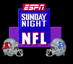 ESPN Sunday Night NFL — Title screen