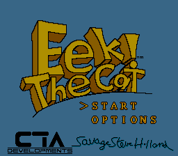 Eek! The Cat — Title screen