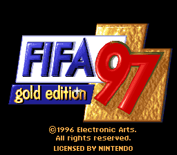 FIFA Soccer 97 — Title screen
