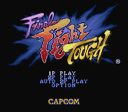 Final Fight 3 — Title screen