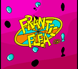Frantic Flea — Title screen