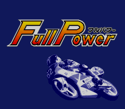 Full Throttle : All-American Racing — Title screen