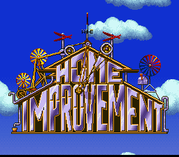 Home Improvement : Power Tool Pursuit! — Title screen