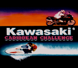 Kawasaki Caribbean Challenge — Title screen