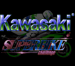 Kawasaki Superbike Challenge — Title screen