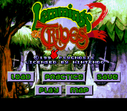 Lemmings 2 : The Tribes — Title screen