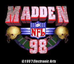 Madden NFL 98 — Title screen