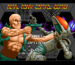 Metal Morph — Title screen