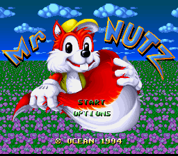 Mr. Nutz — Title screen