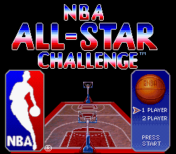 NBA All-Star Challenge — Title screen