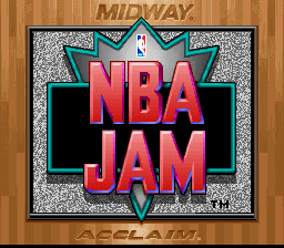 NBA Jam — Title screen