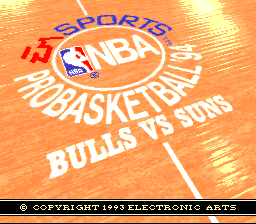 NBA Showdown — Title screen