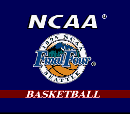 NCAA Final Four Basketball — Title screen