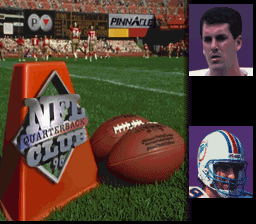 NFL Quarterback Club 96 — Title screen