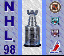 NHL 98 — Title screen