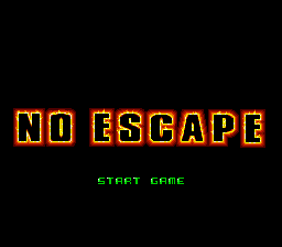 No Escape — Title screen
