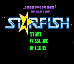 Operation Starfi5h — Title screen