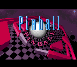 Pinball Dreams — Title screen