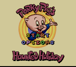 Porky Pig's Haunted Holiday — Title screen