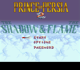 Prince of Persia 2 — Title screen