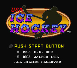 Pro Sport Hockey — Title screen