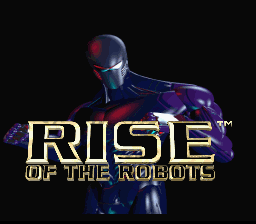 Rise of the Robots — Title screen