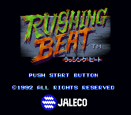 Rival Turf! — Title screen