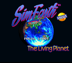 SimEarth : The Living Planet — Title screen