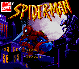 Spider-Man — Title screen