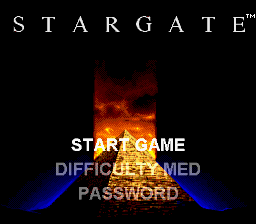 Stargate — Title screen
