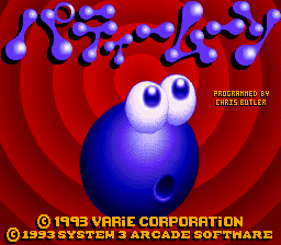 Super Putty — Title screen