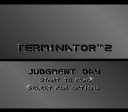 Terminator 2 : Judgment Day — Title screen