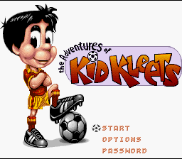 The Adventures of Kid Kleets — Title screen