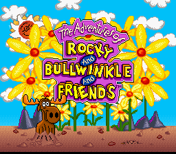 The Adventures of Rocky and Bullwinkle and Friends — Title screen