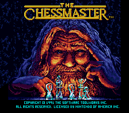 The Chessmaster — Title screen