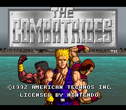 The Combatribes — Title screen