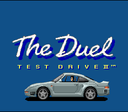 The Duel : Test Drive II — Title screen