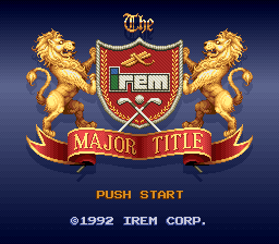 The Irem Skins Game — Title screen