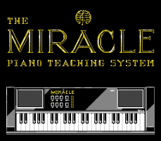 The Miracle Piano Teaching System — Title screen