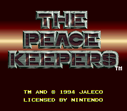 The Peace Keepers — Title screen