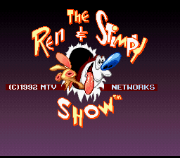 The Ren & Stimpy Show : Buckeroo$! — Title screen