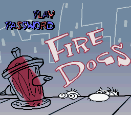 The Ren & Stimpy Show : Fire Dogs — Title screen