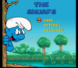 The Smurfs — Title screen