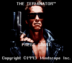 The Terminator — Title screen