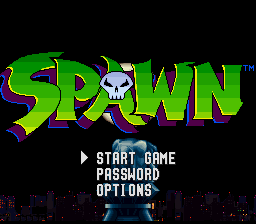 Todd McFarlane's Spawn : The Video Game — Title screen