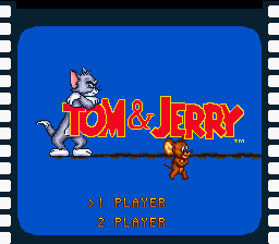 Tom and Jerry — Title screen