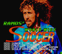 Tony Meola's Sidekicks Soccer — Title screen