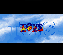 Toys : Let the Toy Wars begin! — Title screen