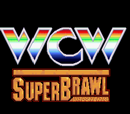 WCW Super Brawl Wrestling — Title screen