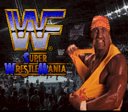 WWF Super WrestleMania — Title screen